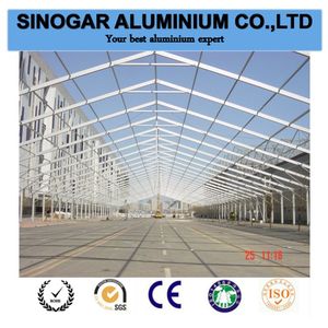 Aluminium Tent Profiles with 6082/ 6061 Alloy