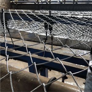 Rust-Proof Elastic Chain Link Garden Boundary Fence