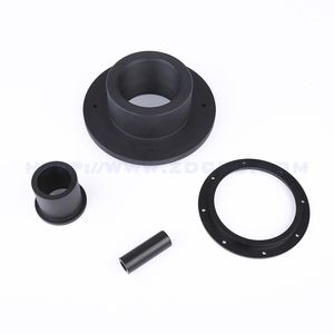 Custom Cheap Injection Molding Plastic Parts Black Flexible Automotive Rubber Bushing