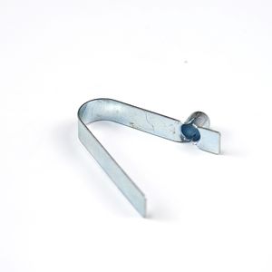Custom Flat Metal Clamps Stainless Steel Paddle Tent Pole Push Button Spring Snap Clip Locking Tube Pin V Shape Spring Clip