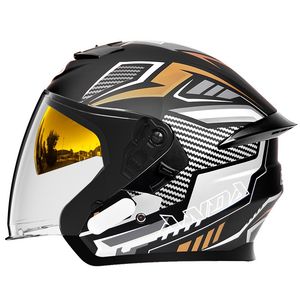 3c DOT ABS Safety 3/4 Open Face Helmet Unisex Flip up Helmet