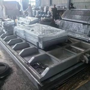Heavy Duty Steel Sluice Gate Featuring Custom Automatic Pneumatic Hydraulic Actuator