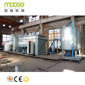 industrial plastic washing line waste water filter effluent treatment plant