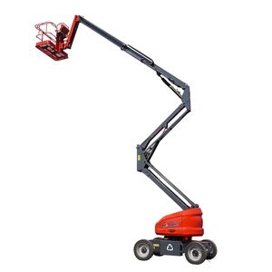 Trailer-Mounted Spider Aerial Telescopic Cherry Picker Articulated Boom Lift