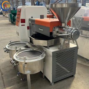 304 Stainless Steel Durable Sesame Seed Screw Oil Press High Oil Yield Peanut Spiral Oil Press Machine