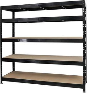5 Tiers Adjustable Heavy Duty Boltless Warehouse Storage Shelving Stacking Racks