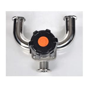 Sanitary Stainless Steel U Type 3 Way Clamp Diaphragm Valve