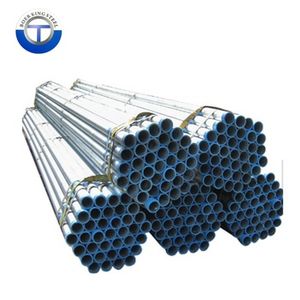 ASTM A36 A53 Galvanized Iron Pipe Ss300 Ss400 Welded Zinc Coated Hot Dipped Galvanized Steel Gi Pipe for Gas and Oil