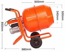 Farm Building 120L 160L 200L Electric Concrete Feed Mini Cement Concrete Mixer