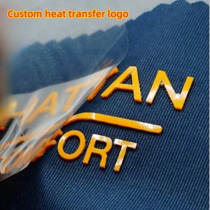 Custom 3D Silicone Logo Heat Transfer Printing Silicone Sticker Heat Transfer for Clothes