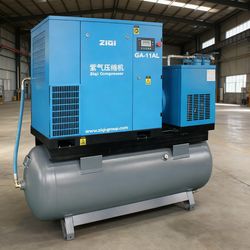 High Quality Worth Buying 11kw 7bar Industrial Compacted Screw Air Compressor with Air Tank