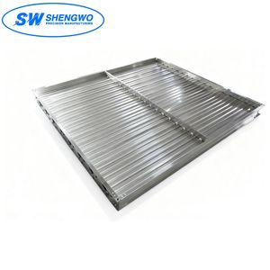 Precision Machined Stainless Steel Galvanized Steel Long Service Life Aluminum HVAC Air Damper