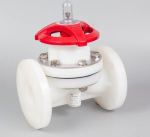Diaphragm Valve, Flange Diaphragm Valve/PTFE
