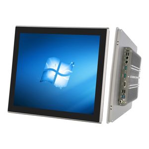 Fanless Industrial Panel PC Dual LAN RS232 RS485 Gpio Embedded Computer Intel N100 All in One PC Touchscreen
