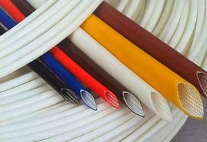 Silicone Insulating Material Coated with Fiberglass Sleeve 2753 Fiberglass Sleeve Coated with Silicone Resin