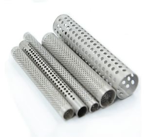 Porous Perforated Stainless Steel Filter Tube Cartridge with Custom Pattern for Industrial Filtration