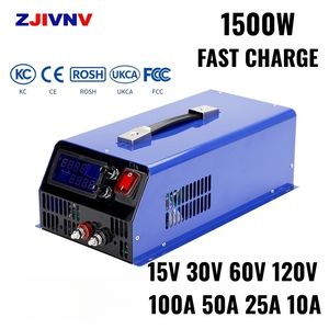 OEM ODM 1500W High Power Fast Charger Multi Specifications Universal DC Battery Charger Wholesale with Digital Display All Type Battery SMPS