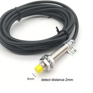 Chux M8 Proximity Sensors Switch 2mm Distance NPN No Inductive Metal Face