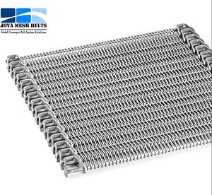 Stainless Steel Gridlink Spiral Wire Mesh Conveyor Belt Metal Mesh Belt for Baking Industry