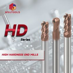 CNC Indexable 2 / 4 Flute End Mill Solid Carbide Conical Spherical Ball Nose Milling Cutter Bits