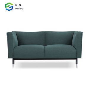 Nordic Fabric Sofa High Quality Comfortable 2 Seater Lobby Reception Sofa