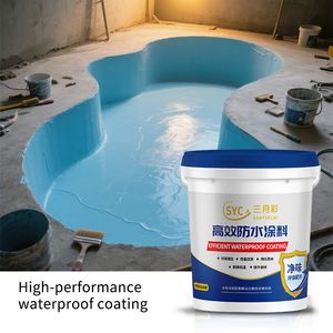 Waterproof Coating Pool Bathroom Kitchen Balcony Js Waterproof Material Fish Pond Interior and Exterior Walls Toilet Waterproofing