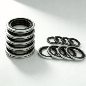 Steel Dowty Seal Gasket NBR Rubber Bonded Seal Washer M4 M6 M8 M10