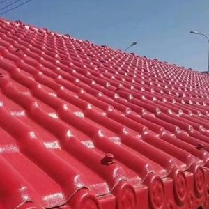 Anti-Corrosion Spanish Roma Roofing Sheets Synthetic Plastic ASA UPVC PVC Roof Tiles for House Villa Factory