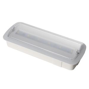 CE RoHS 3W Wall Recessed Battery Powered Rechargeable LED Emergency Lamp