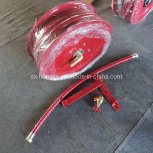 Fire Fighting Hose Reel Swing Manual Type 25mmx30m with 1m Inlet Water Pipe