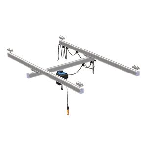 500kg Manual or Electric Driven Lightweight Flexible Aluminium Alloy Track Crane