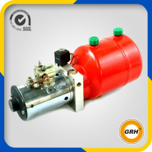12V DC Hydraulic Power Pack Unit with Hand Pump and electric Motor