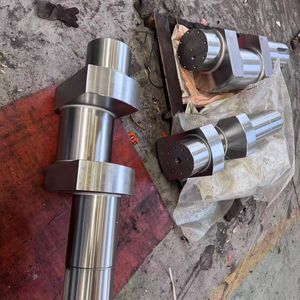 Automotive Heavy-Duty Plunger Pump Custom AISI 4140 Forged Anti-Fatigue Crankshaft