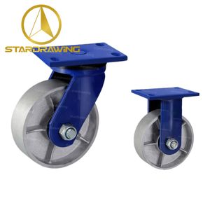 Stardrawing 4/5/6/8/10/12inch 100/125/150/200/300mm Industrial Cast Iron Wheel Heavy Duty Caster