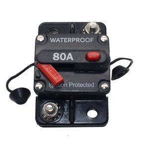 30A 40A 50A 60A 70A 80A 100A 150A 200A 250A 300A Circuit Breaker DC Car Audio Inline Fuse Holder Waterproof Circuit Breaker