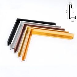 Fashion Metal Art Frame Aluminum Profile for Advertising Rack Decor