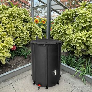Space-Saving Outdoor Collapsible Rainwater Collection Bucket