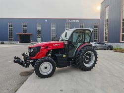 Lansu Tractor 80 HP 4 X 4 4WD Compact Mini Small Farm Garden Orchard Low Profile Wheel Diesel Pto Front Loader Agricultural Tractor Agriculture Tractor Use Work