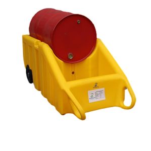 Heavy-Duty Poly Dolly Mobile Oil Barrel Trolley for Easy Transport