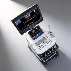 Hospital Medical Color Ultrasound Scanner Machine with 3 Convex Probes Superior Imaging Equipment