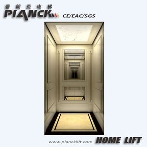 Efficient Customizable Glass-Shaft Stable Vvvf Home Elevator for Resort Villas