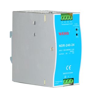 Ndr-240-48 AC 85-264V DC 48V 5A Industrial DIN Rail Switching Power Supply