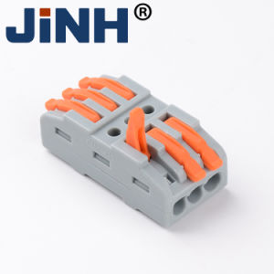 3 Poles Push in Quick 32A 4mm Electrical Terminal Connector