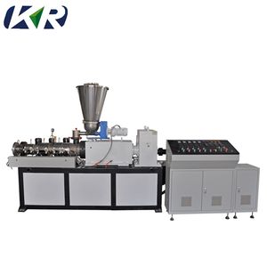 Plastic PVC Pelletizing Machine of Conical Doubel Screw Extruder