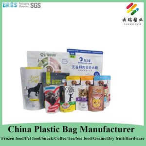 China Food Packaging Pouch Manufacturer High Barrier Customized Printing Doypack Pouch for Dried Fruits Coffee Pet Food Spice Chips Dry Food Nut Spice Snack