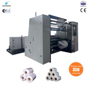 Paper Craft Roll Adhesive Label Cup Bag Fabric Silicon Jumbo Lamination Box Sticker Nonwoven Ticket Thermal Paper Tape Slitting Machine Slitter Rewinder Cutter
