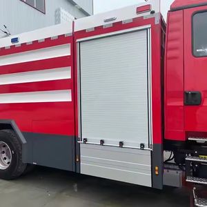 Modern Design Aluminum Alloy Fire Truck Curtain Door Waterproof Features Manual Opening