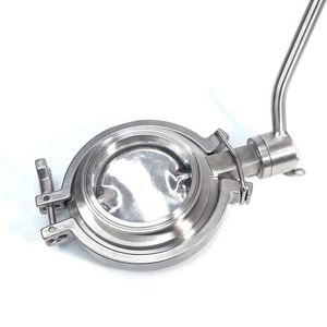 Premium Food Processing Stainless Steel Butterfly Valve for Hygiene