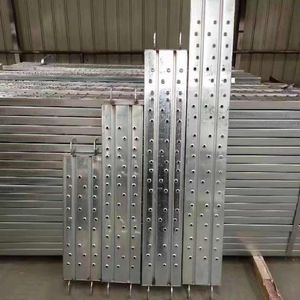 Building Material Scaffolding Plank Walk Through Q235 Galvanized Painted Scaffolding Perforated Steel Catwalk Plank with Hook