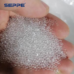 Grinding and Shot Blasting Glass Beads for Surface Treatment